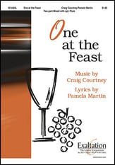 One at the Feast Two-Part choral sheet music cover